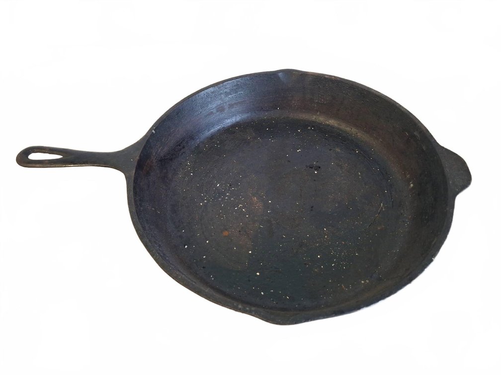 Cast Iron Skillet Pan 12" Wide 2" Deep