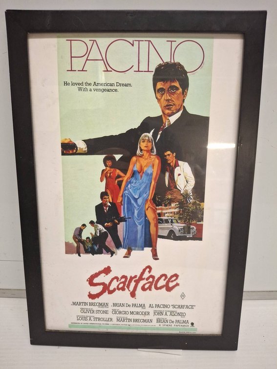 Scarface Framed Poster 13"×19"