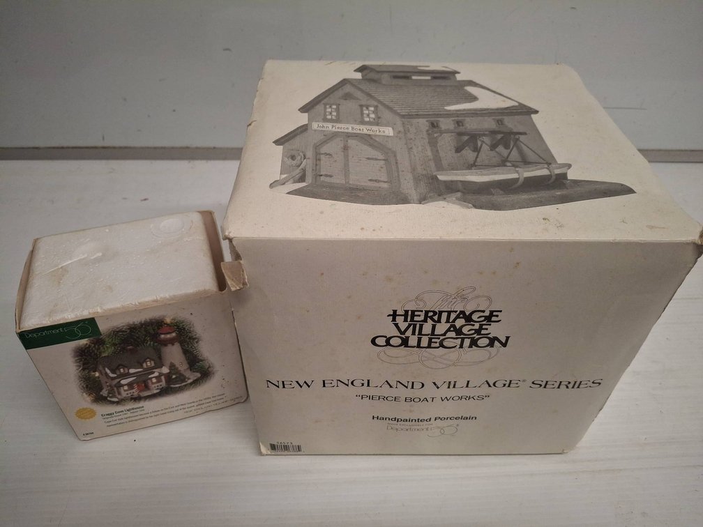 Dept 56 Village Craggy Cove & Pierce Boat Works