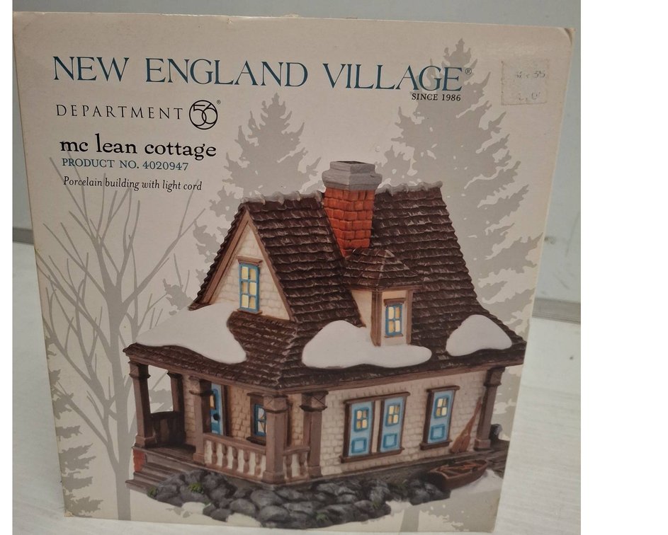 Department 56 Mc Lean Cottage Porcelain House