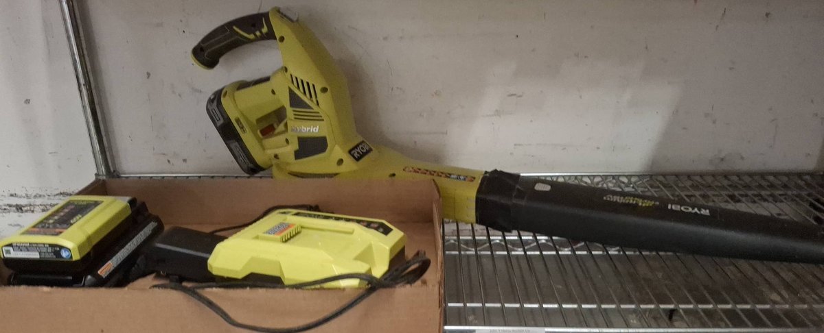 Ryobi 40V Hybrid Jet Fan Leaf Blower Set