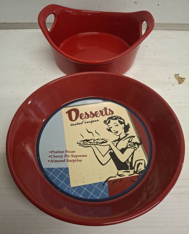 Rachael Ray 1.5 Qt Baker & DWS Pie Dish Set