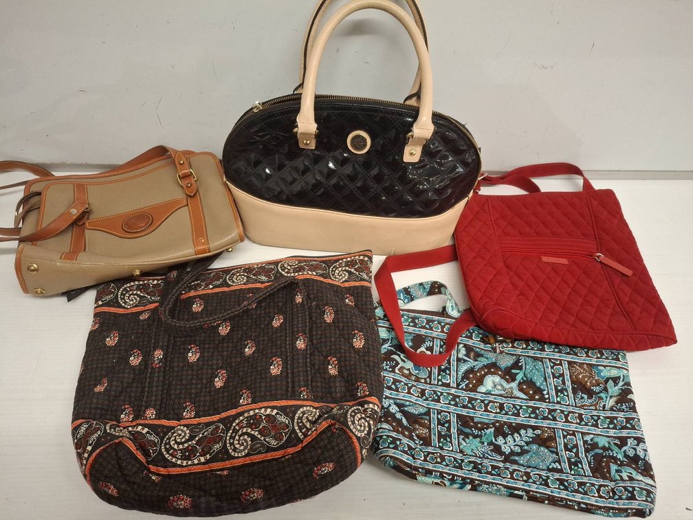 Dooney & Bourke, Vera Bradley, 5 Handbags Lot
