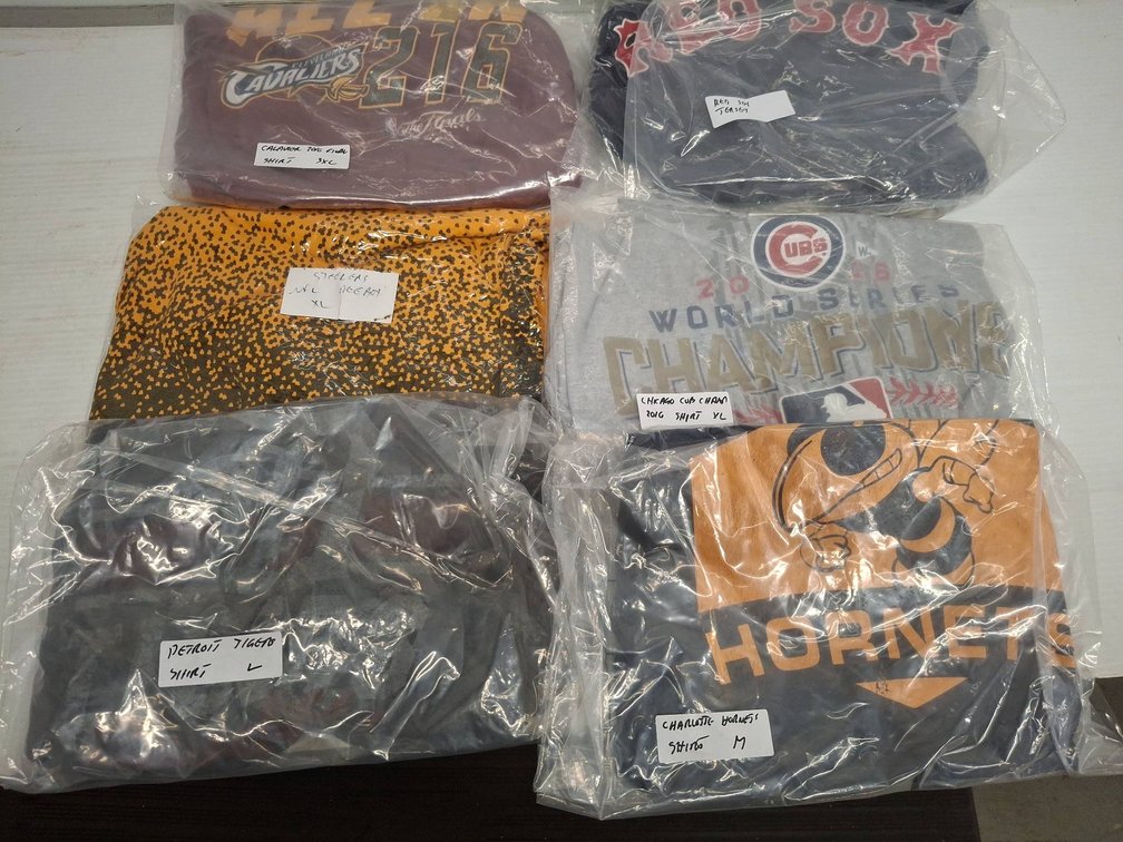 Sports T-Shirts and Jerseys, 7 Pieces