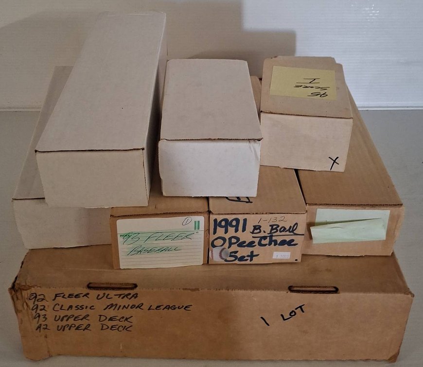 Baseball Cards in Boxes