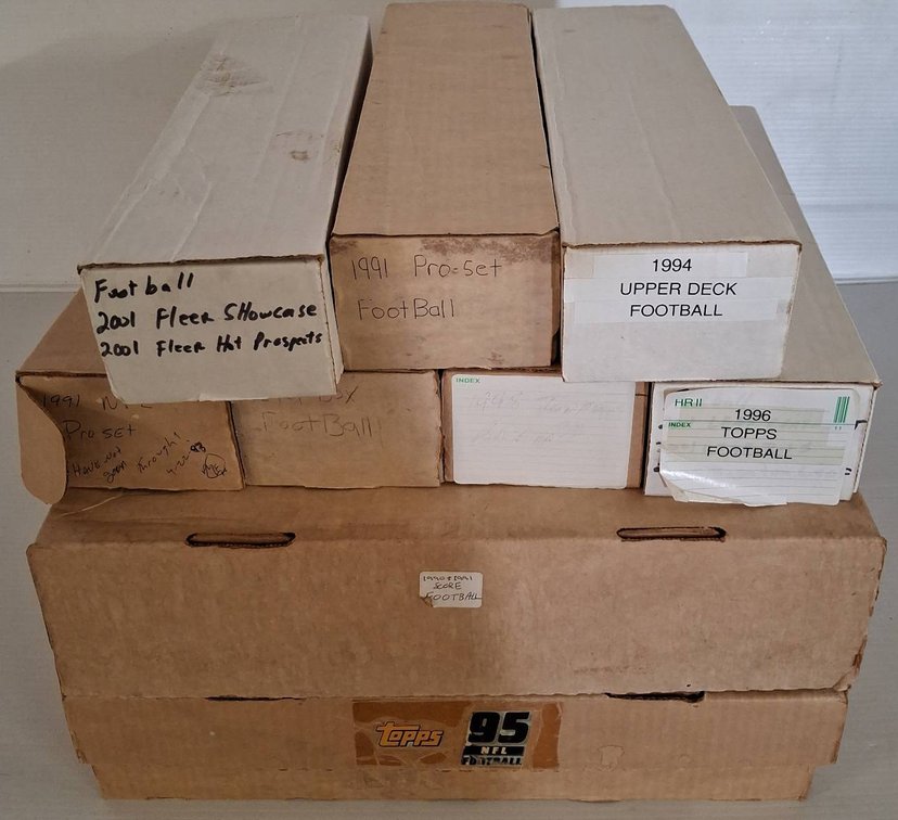 Football and Baseball Card Collection