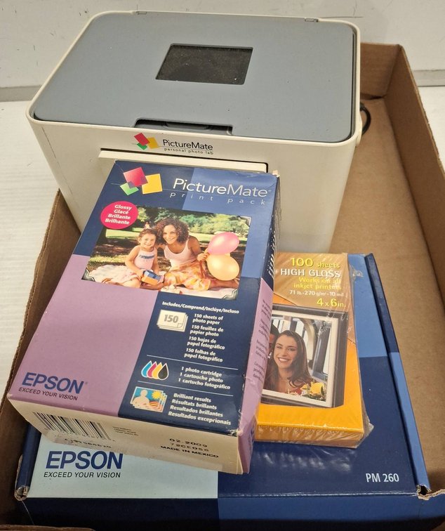 Epson PictureMate PM 260 Printer Bundle