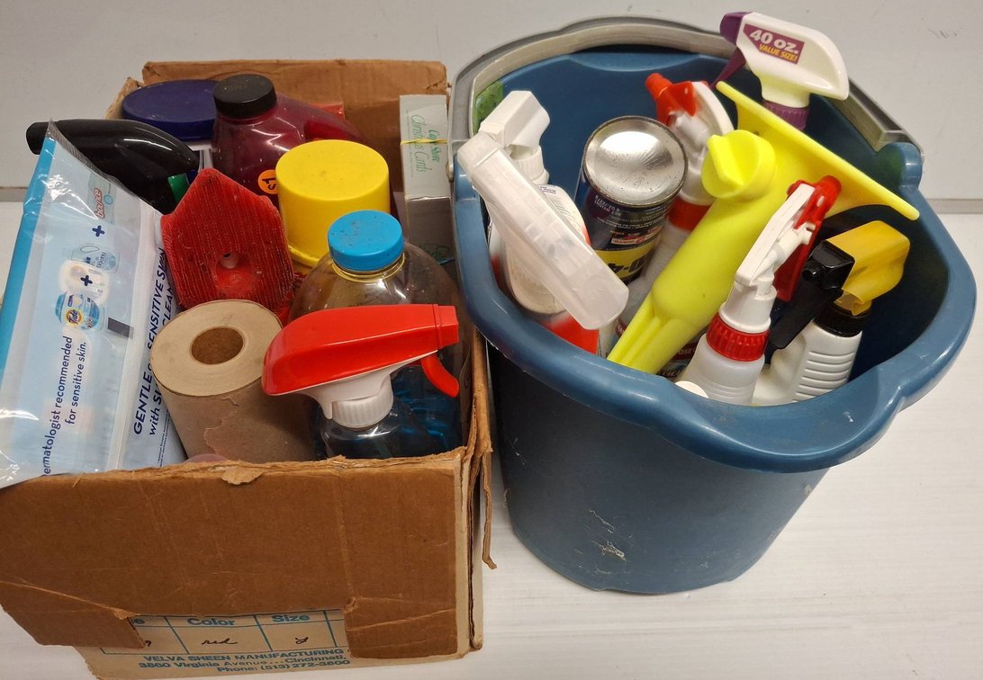 Mostly Used Cleaning Supplies Lot