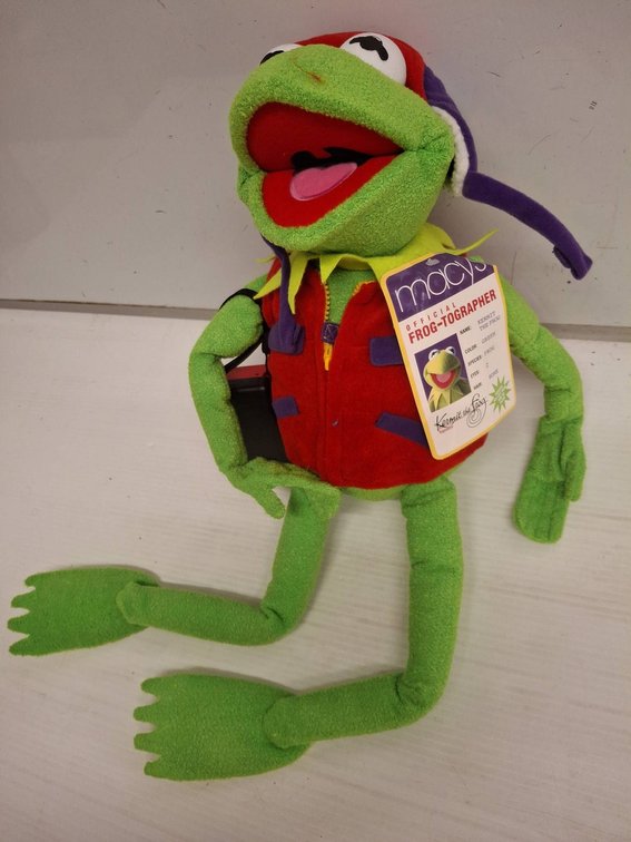 Macy's Kermit the Frog-Tographer Plush Set