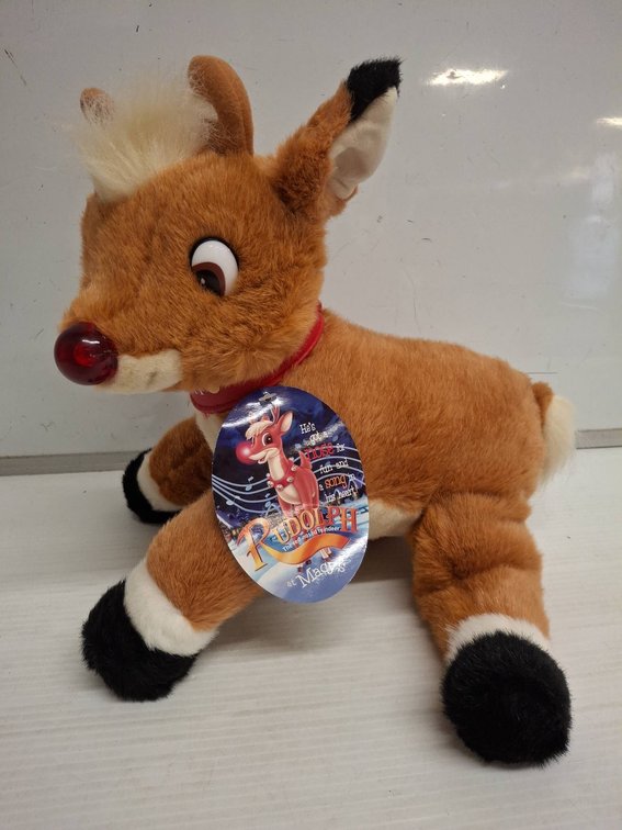 Macy's Rudolph Red-Nosed Reindeer Plush Toy