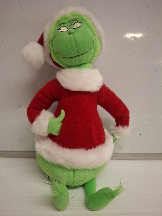 Hallmark Dr. Seuss Grinch Plush Santa Outfit