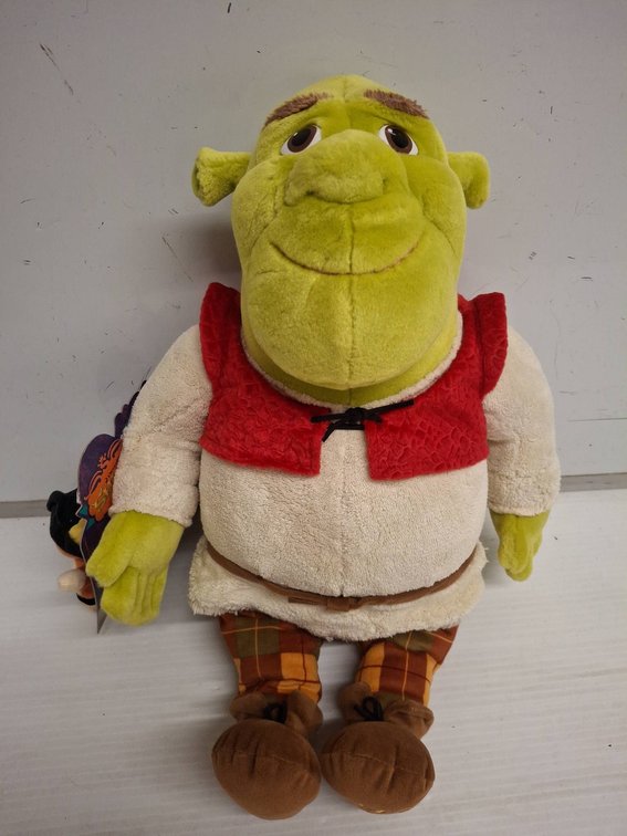 Shrek Plush With Donkey & Puss In Boots Macy's Set
