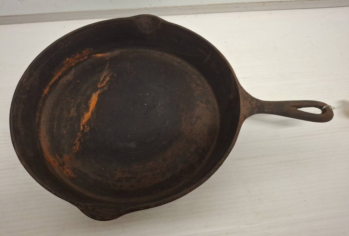 Cast Iron Skillet Marked 10