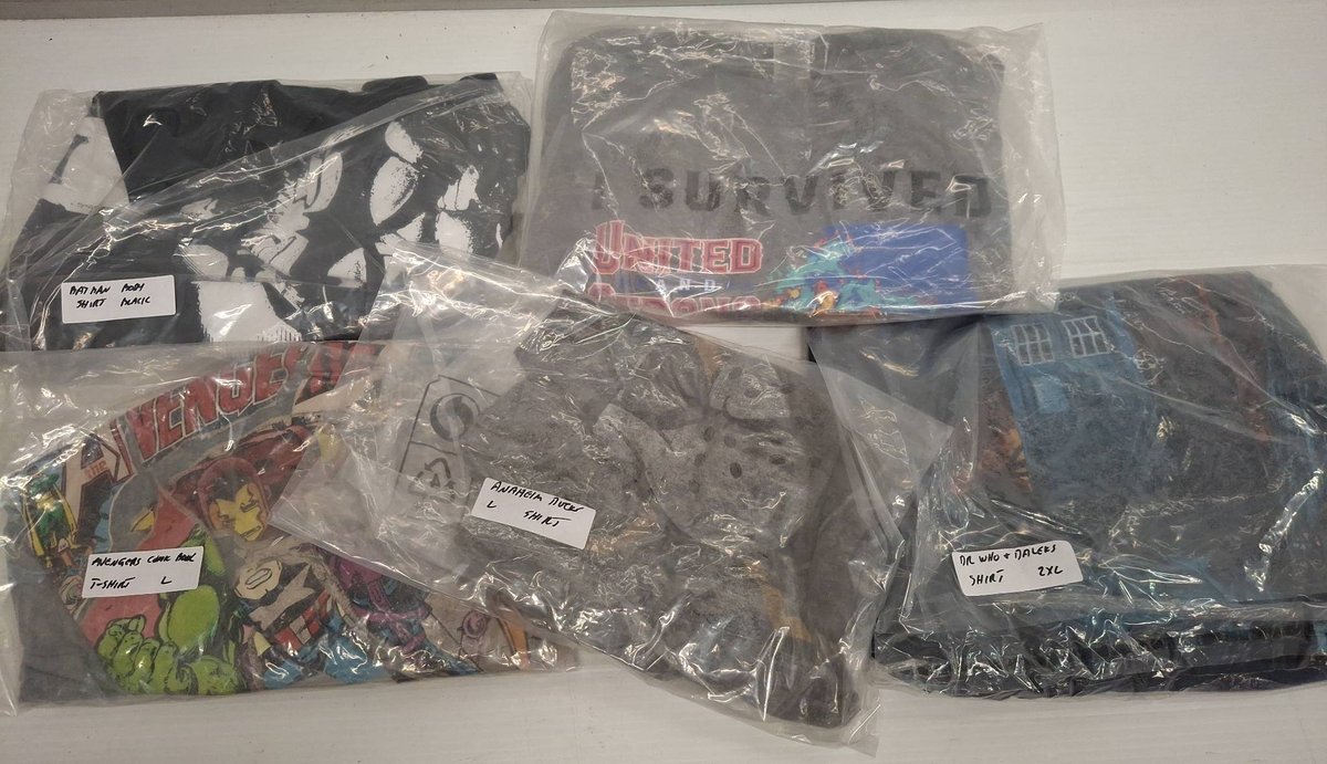 Graphic Tees: Marvel, Batman, Dr. Who, etc.
