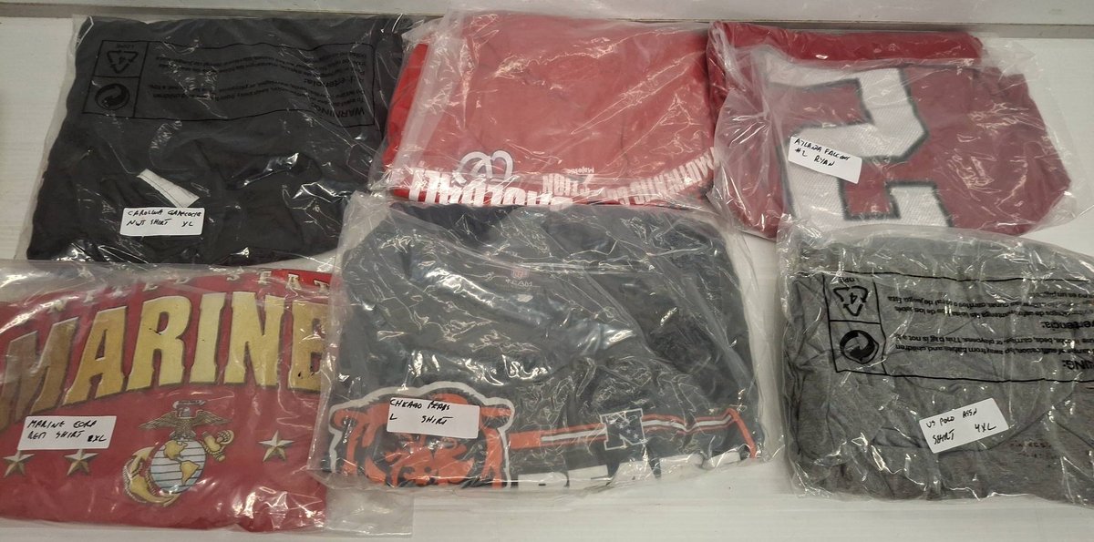 6-Pack Sports T-Shirts Mixed Brands & Sizes