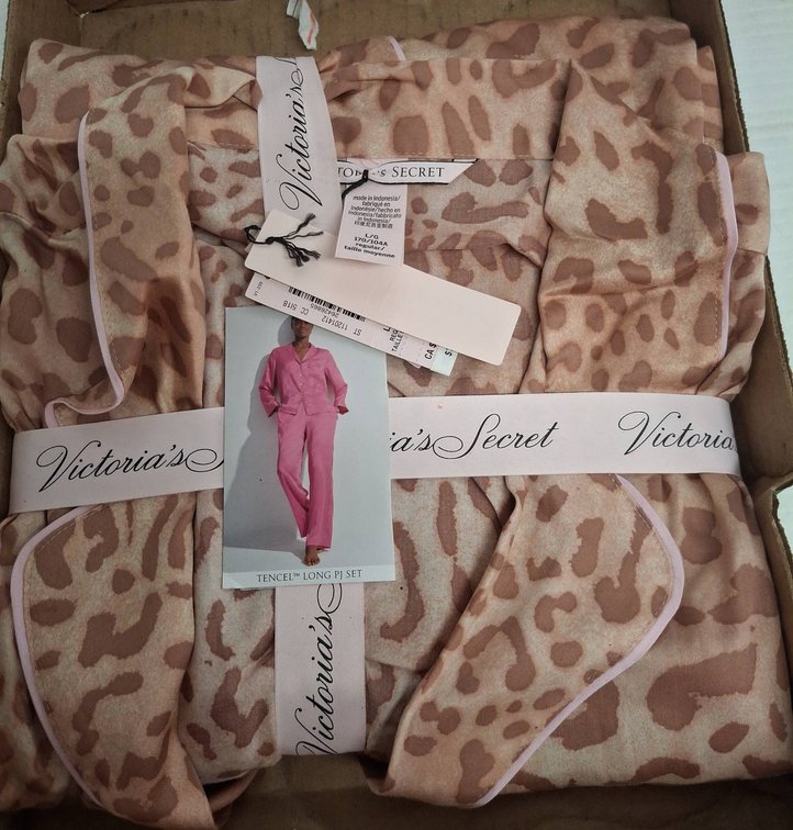 Victoria's Secret TENCEL Long PJ Set L/G