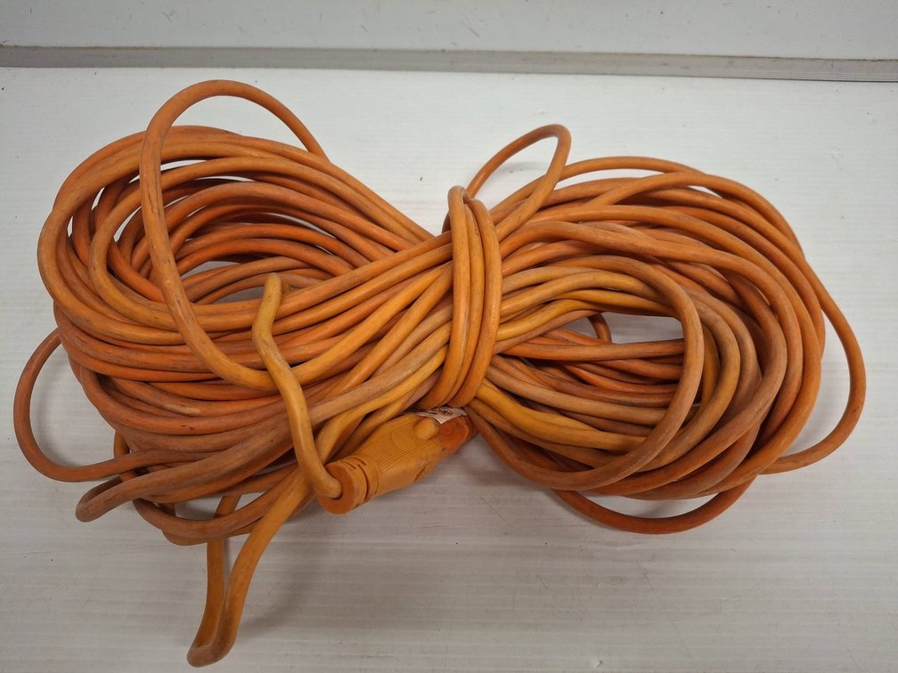 Heavy Duty Orange Outdoor Extension Cord