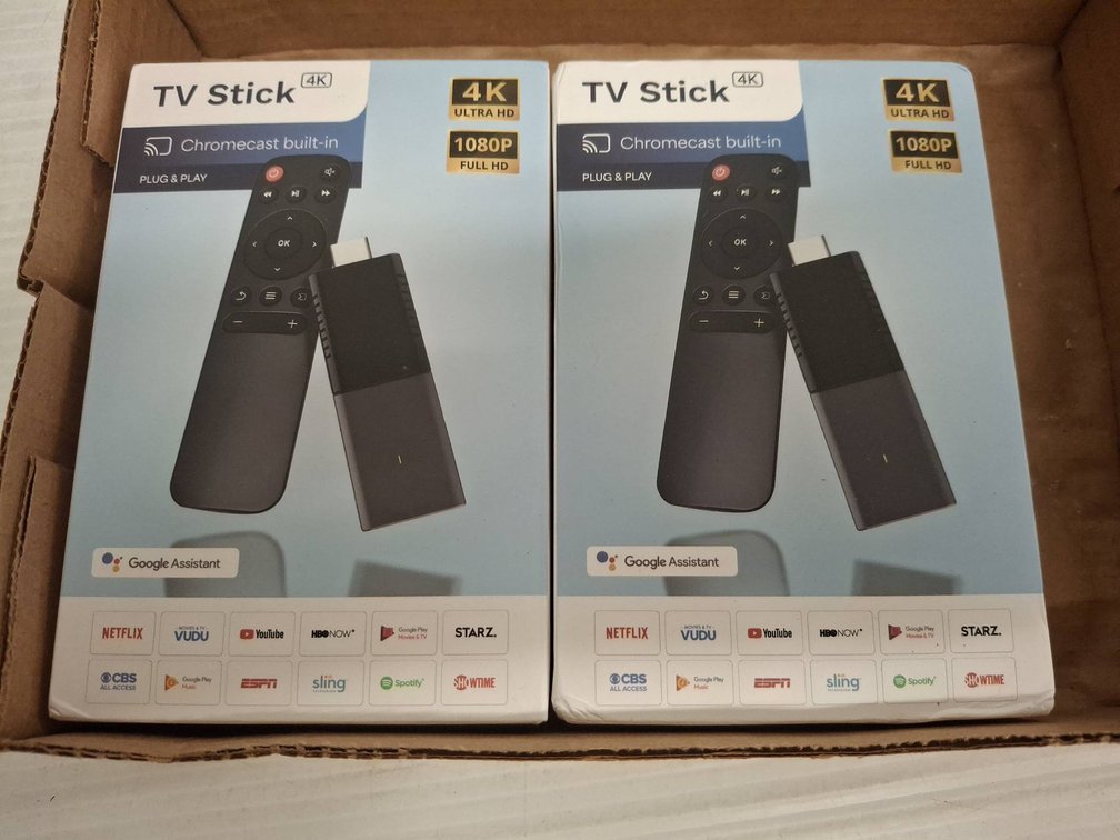 2 Pack 4K TV Stick with Chromecast Built-in