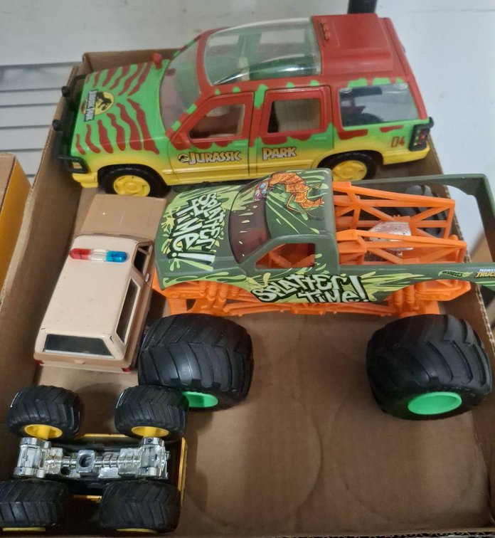 Toy Cars and Trucks, 4 Pieces