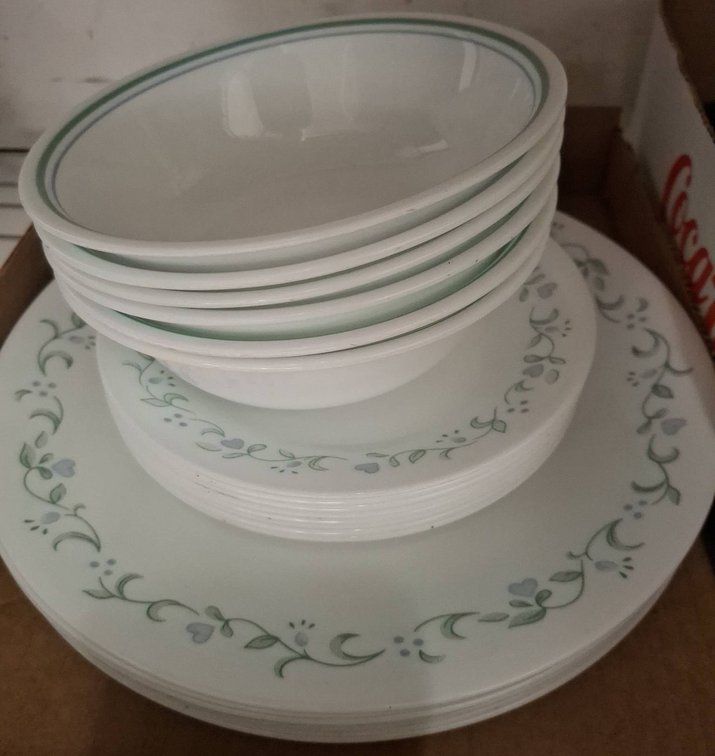 Corelle Vitrelle Dinnerware Set, USA Made
