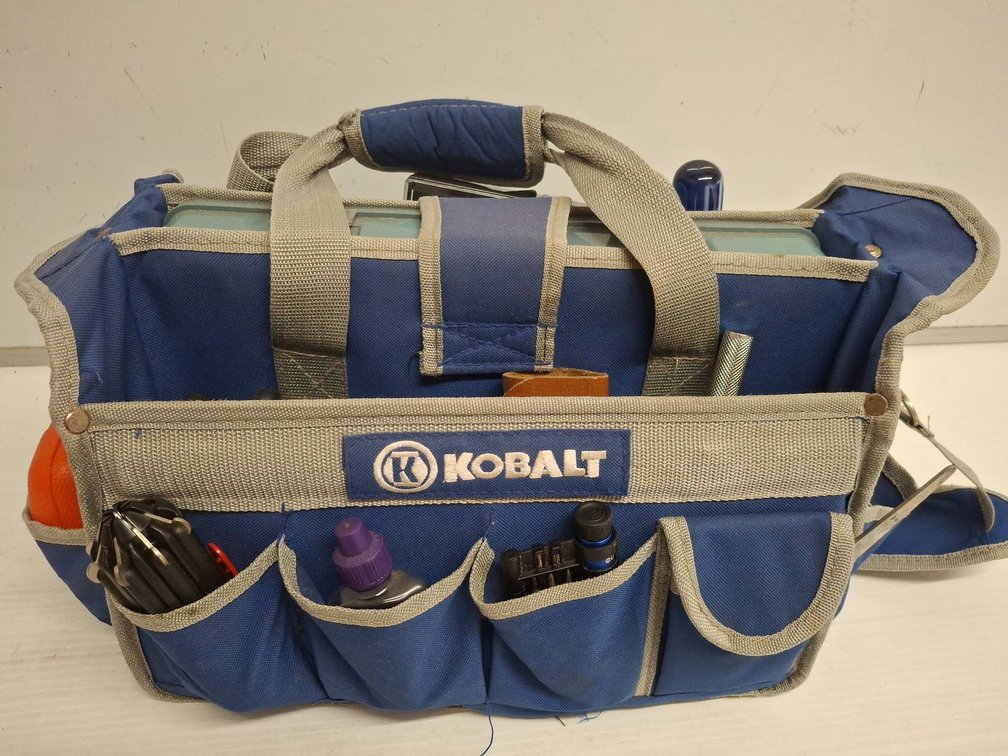 Kobalt Tool Bag With Tools And Accessories