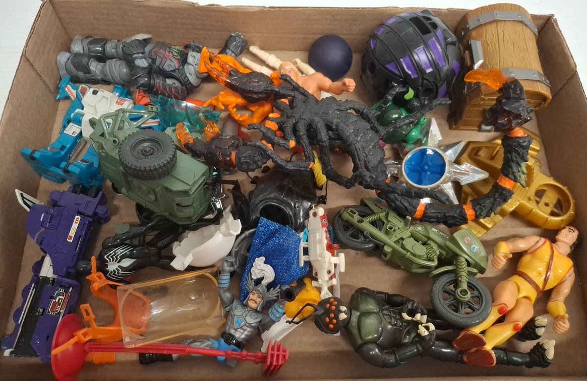 Action Figures and Toy Vehicles