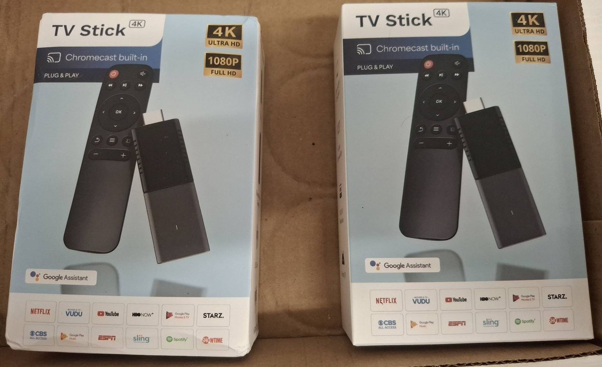 2 4K TV Stick Streaming Devices with Remotes