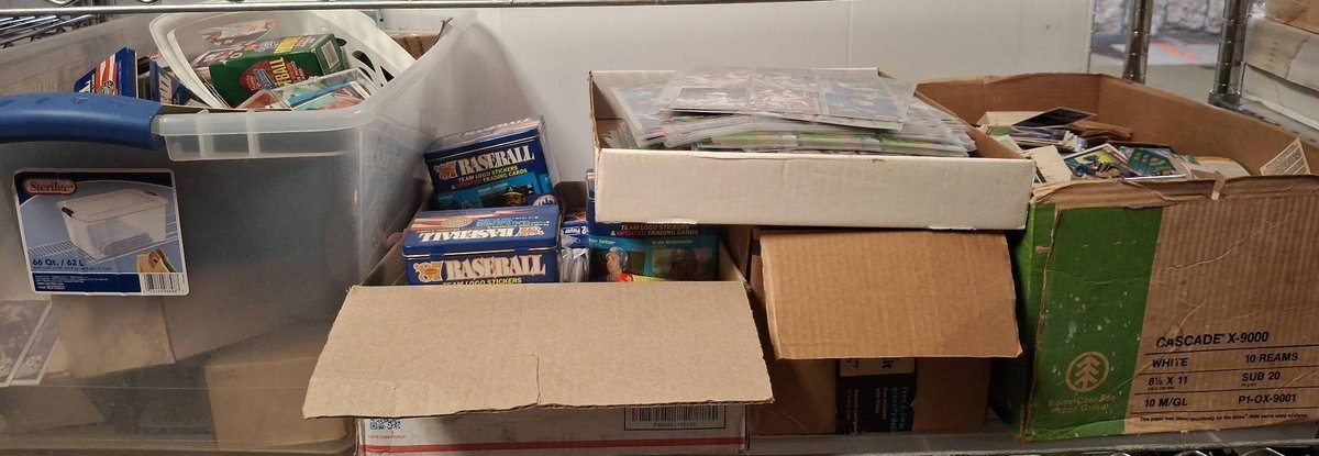 Sports Trading Card Collection Assortment