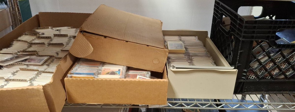 Sports Cards in Boxes and Sleeves