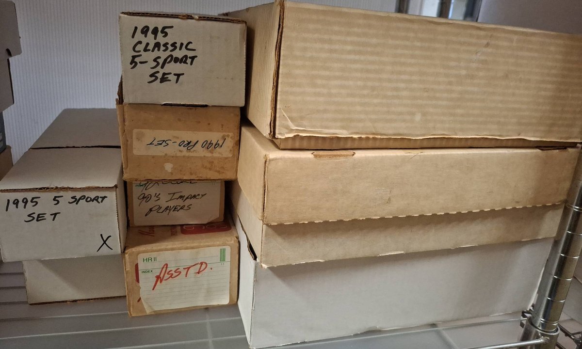 Sports Trading Card Lot Sets Boxes Unsorted