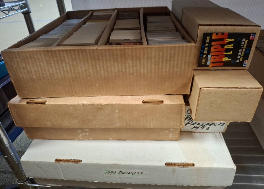 Large Lot Sports Trading Cards Assorted Years