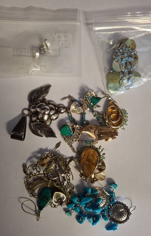 Costume and Sterling Earrings