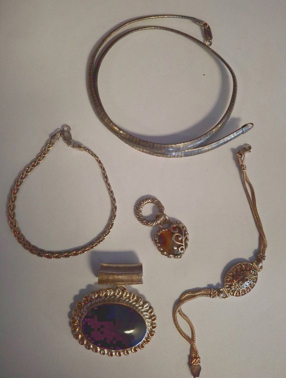 Sterling Silver Jewelry Lot 925 Mexico Marked