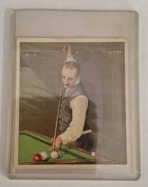 Mecca Cigarettes Harry P. Cline Billiard Card