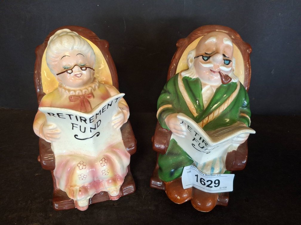Lefton Ceramic Retirement Fund Bank Pair Japan