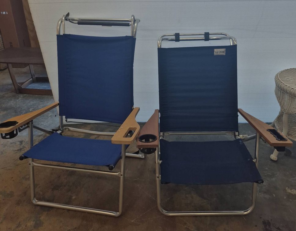 Baja Beach Blue Folding Chairs