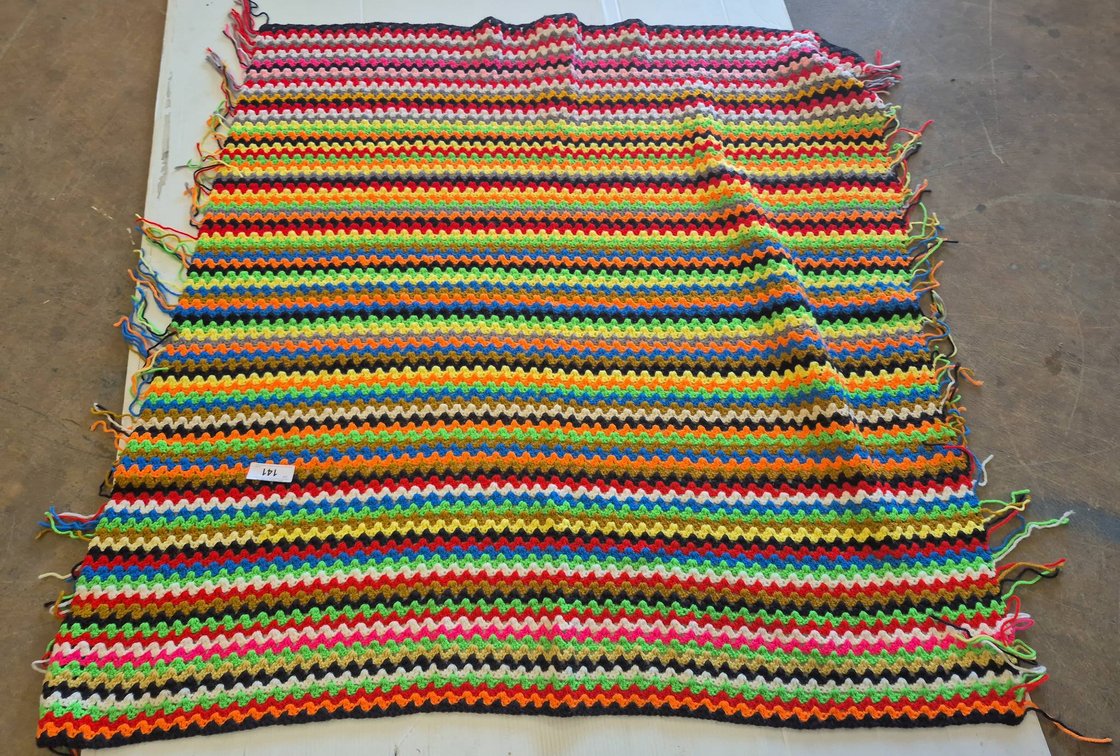 Multicolor Crochet Blanket 48x48 Inches