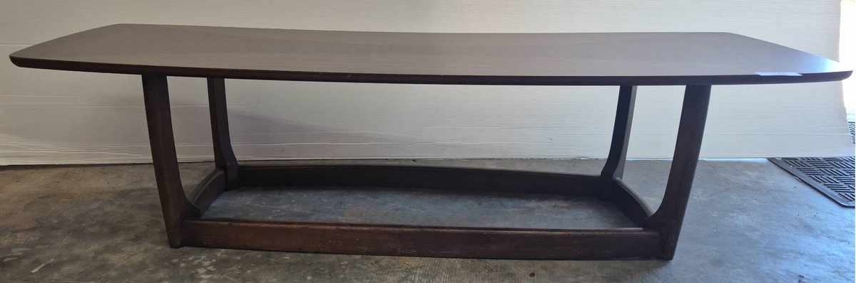 Rectangular Wood Coffee Table 60x20x16 Inches