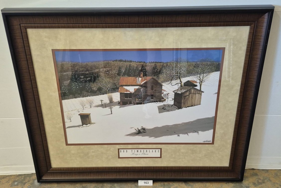 Bob Timberlake Ray's Place Framed Print 38x32