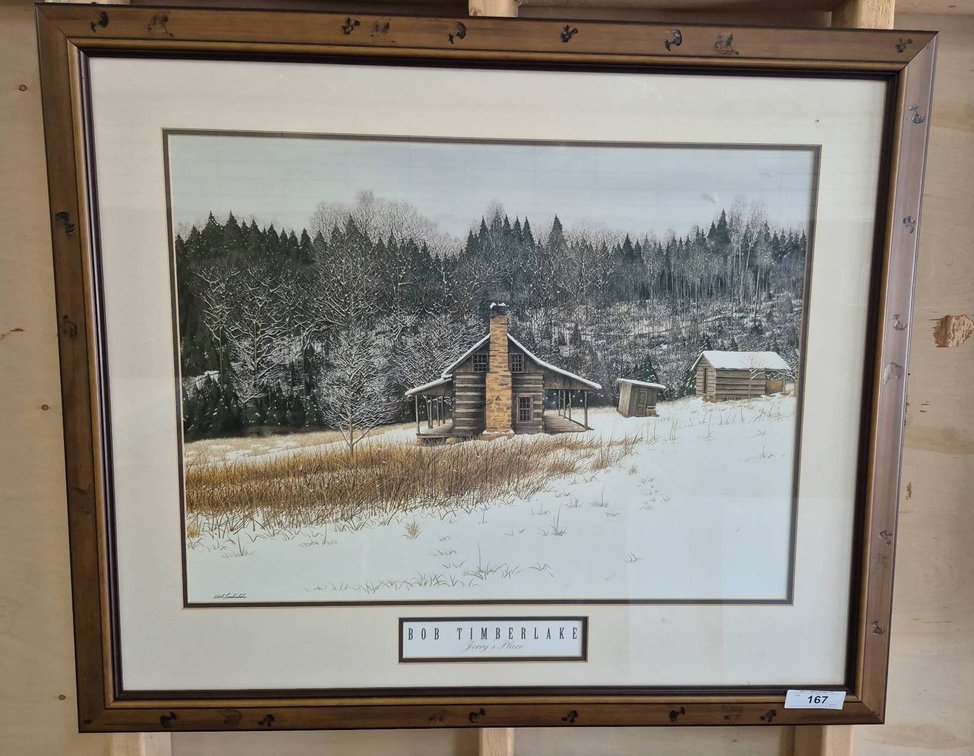 Bob Timberlake Jerry's Place Framed Print
