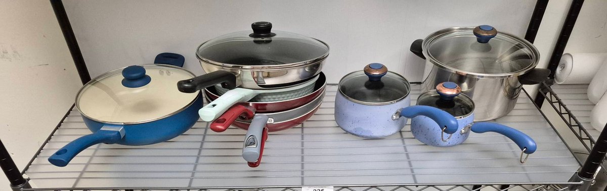 Cookware: Paula Deen, Ultrex, T-fal, D&W