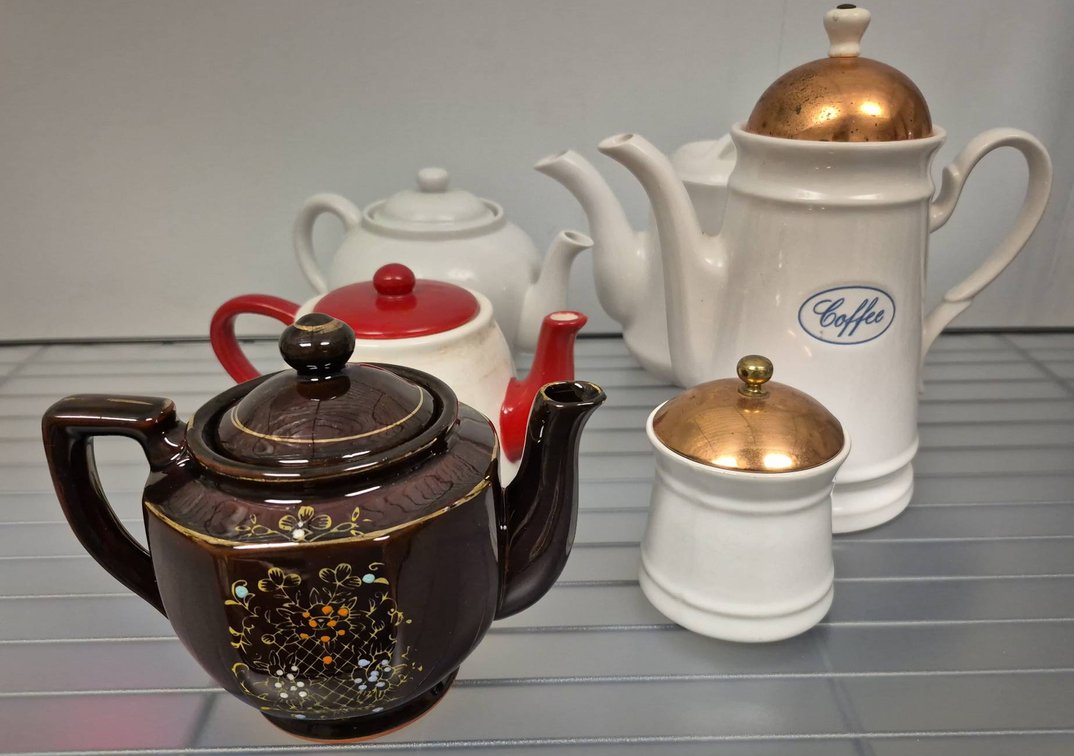 Ceramic Teapots and Coffee Servers Lot