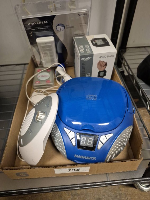 Electronics & Health Devices Lot, Maganavox, Equate