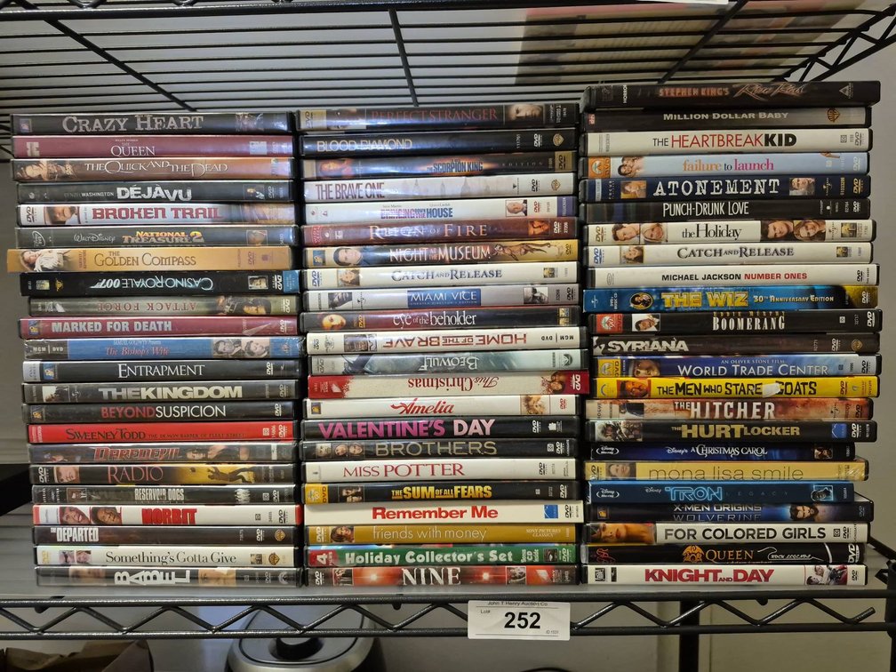 50 plus Assorted DVD Movies