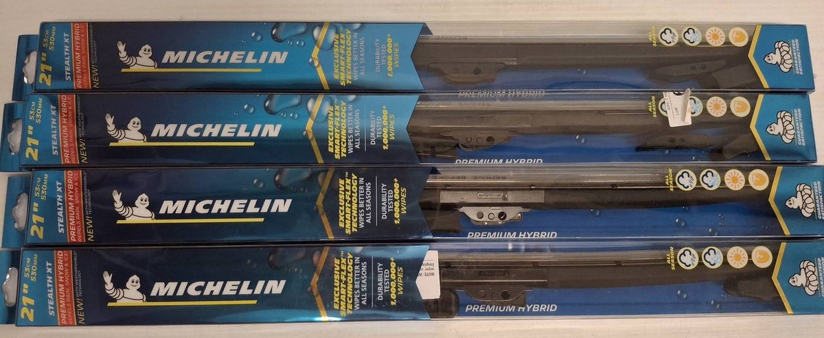 4 Michelin Stealth XT Wiper Blades 21 Inch