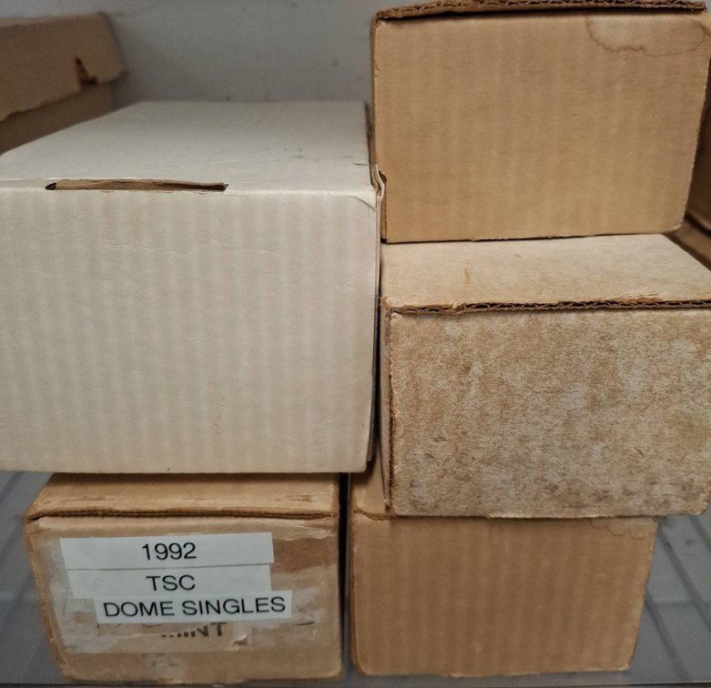 Sports & Trading Cards In Five Boxes