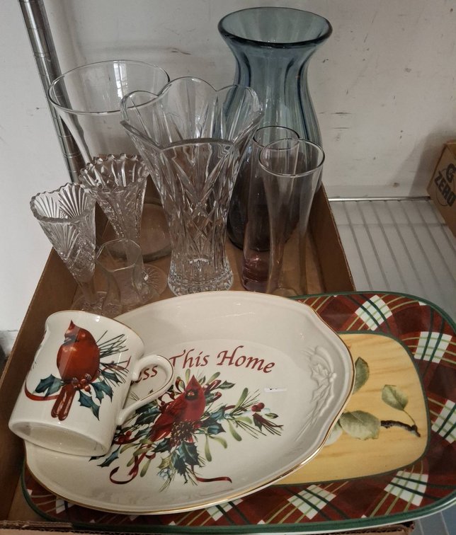Glass Vases and Decorative Serveware