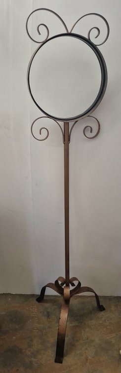 Scrolled Metal Floor Mirror Frame 12x60