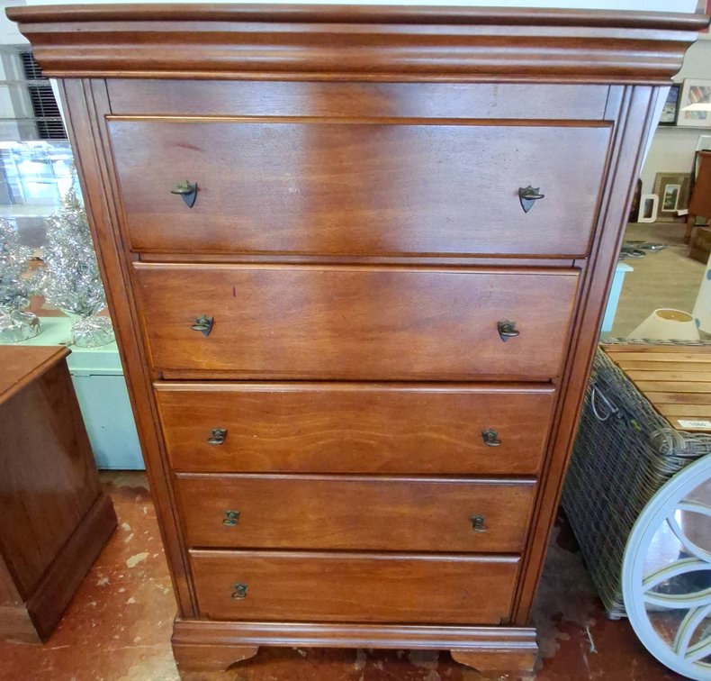 Wooden Chest of Drawers 33x16x50 Inches