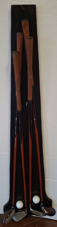 Wilson ProStaff Golf Club Set on Wall Display